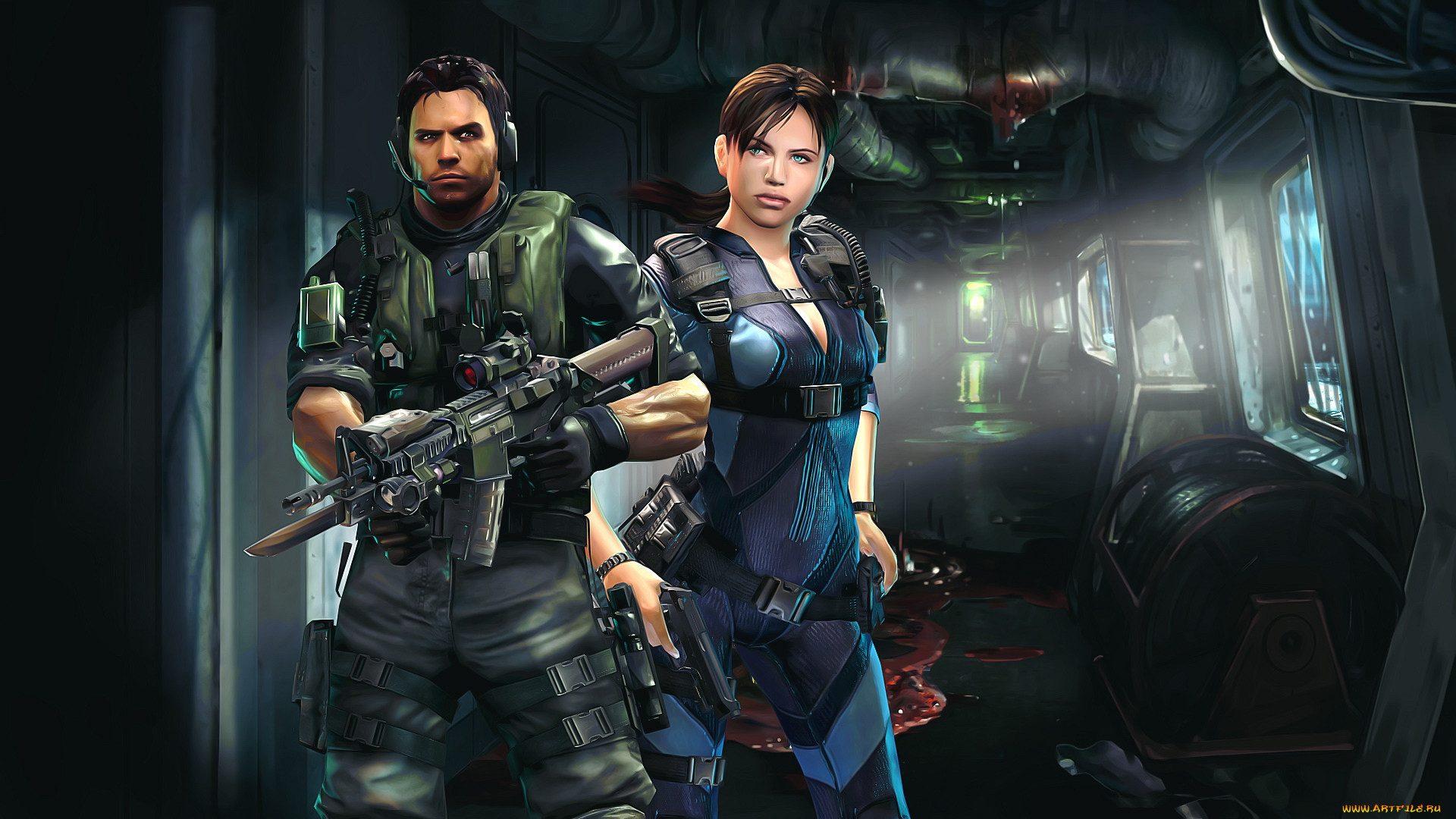 resident, evil, revelations, , , jill, valentine, parker, luciani